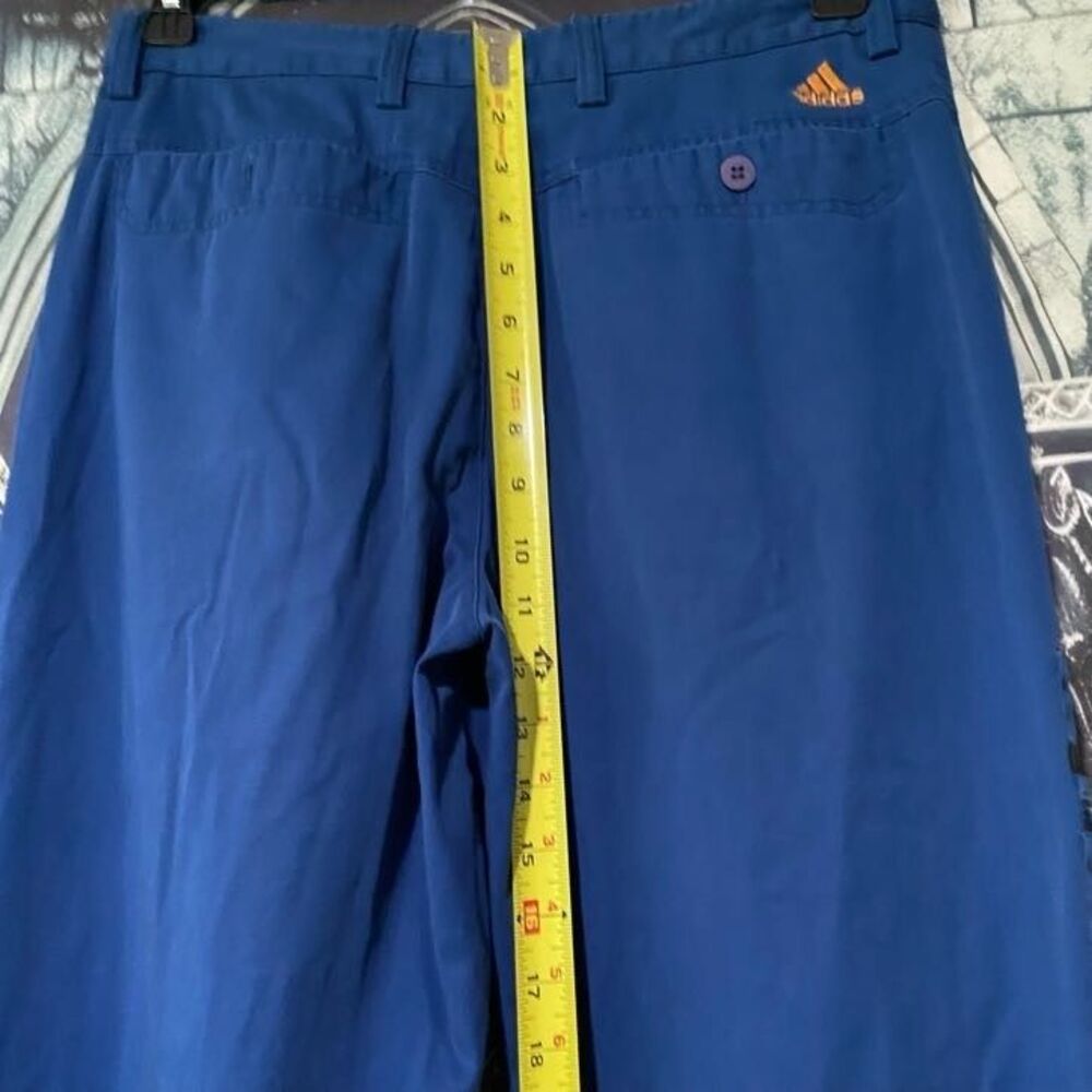 Adidas Vintage Men's Blue Golf Pants Size Medium 32' - Athletic Performance Wear - Picture 4 of 9